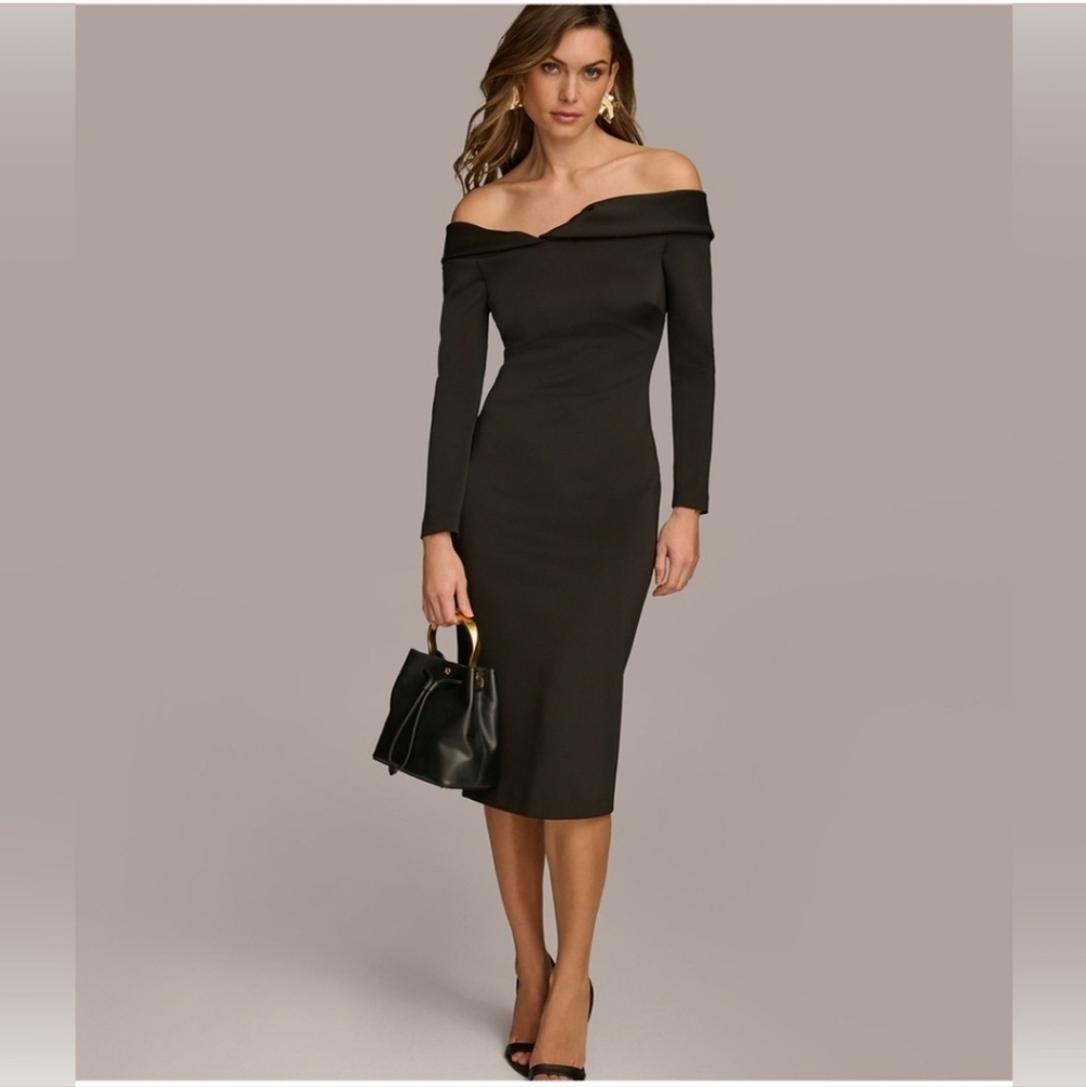 Donna Karan New York-Elegant Black Dress